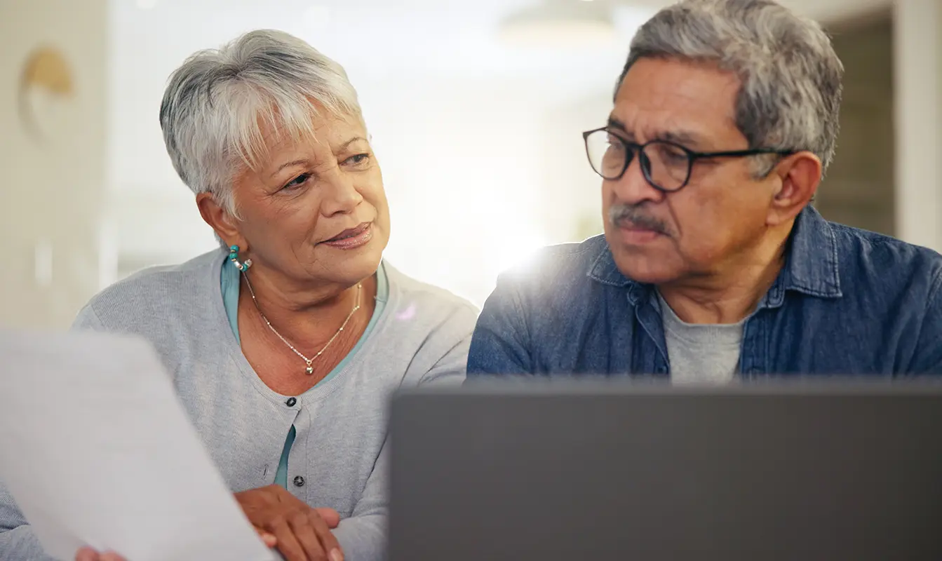 finances Couple working on their finances together
