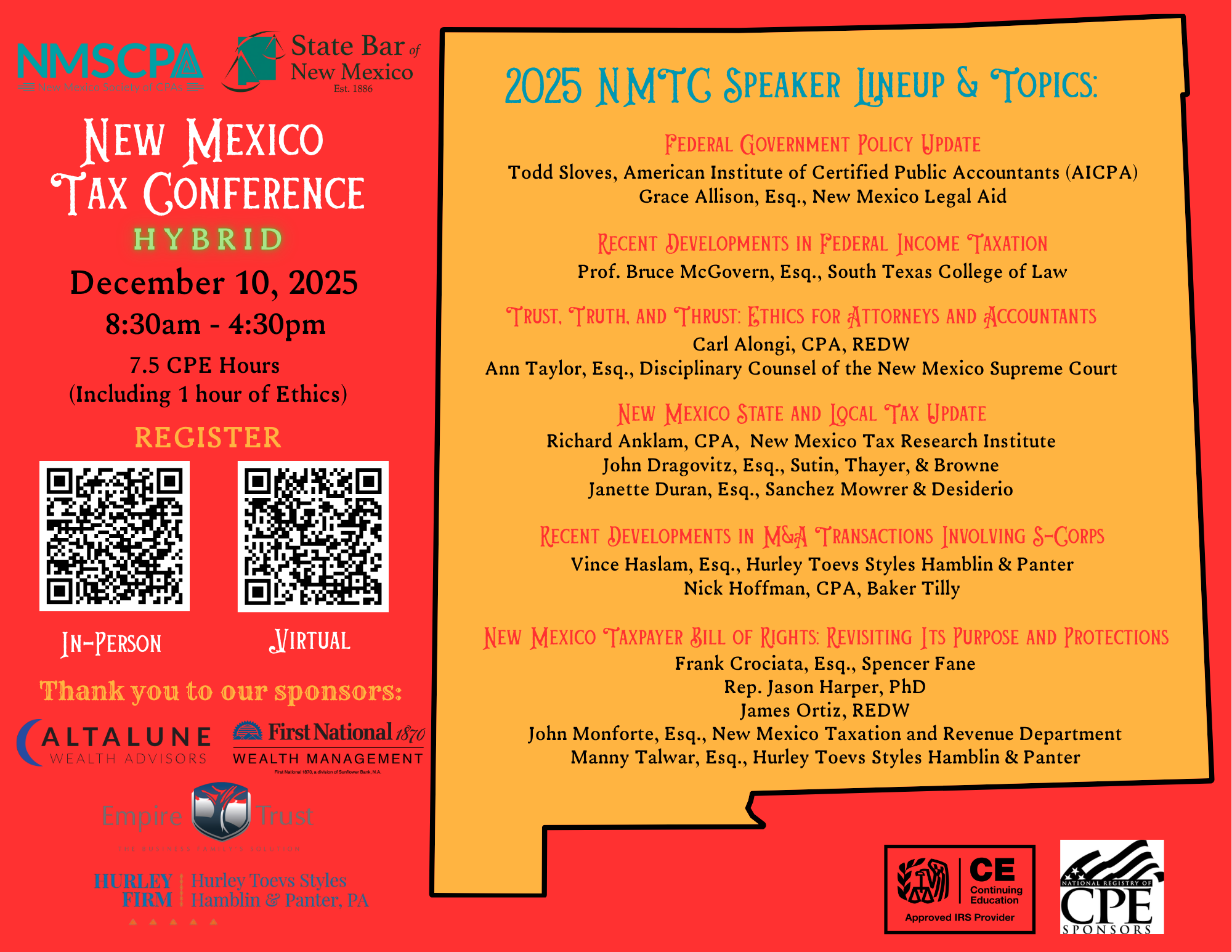 Government Finance Expert Conference Flyer